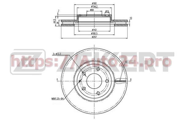 BS-5488 Zekkert для MAZDA K01133251