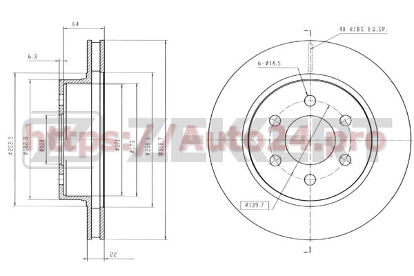 BS-5489 Zekkert для TOYOTA 4351235210
