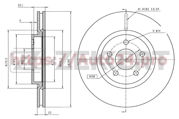 BS-5491 Zekkert для CHRYSLER 4509994AD