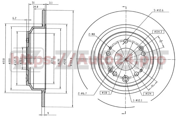 BS-5493 Zekkert для HONDA 42510TL0G51