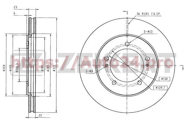 BS-5496 Zekkert для SUZUKI 5521165D12