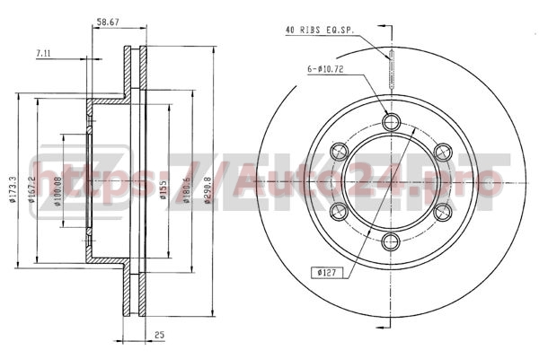BS-5497 Zekkert для TOYOTA 4351235200