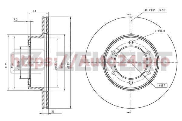 BS-5501 Zekkert для TOYOTA 4351235270