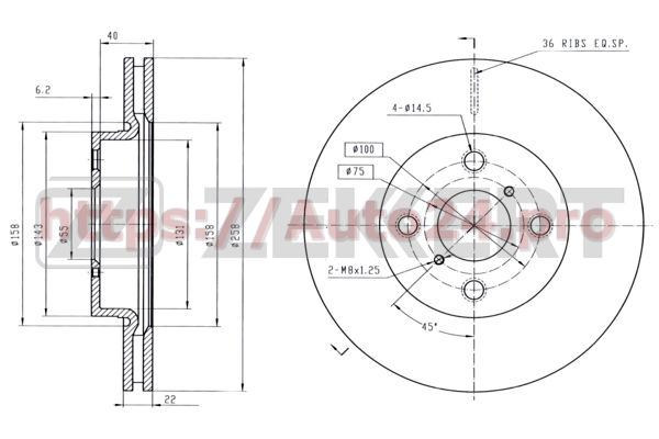 BS-5507 Zekkert для TOYOTA 435120D060