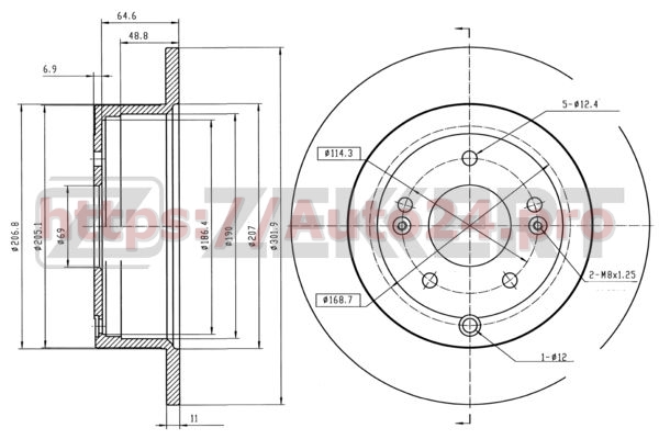 BS-5509 Zekkert для HYUNDAI 584112B000