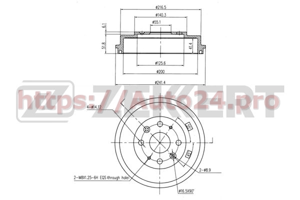 BS-5517 Zekkert для MAZDA F2C612448