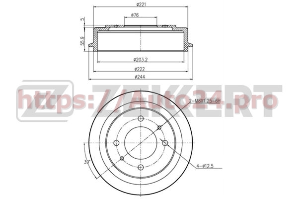 BS-5523 Zekkert для HYUNDAI 5841129A00