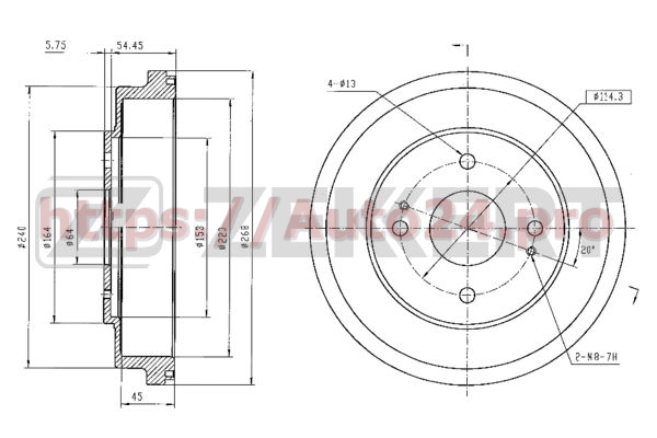 BS-5524 Zekkert для HONDA 42610SM4010