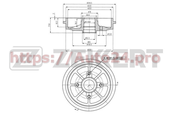 BS-5528 Zekkert для CITRO?NPEUGEOT 424746