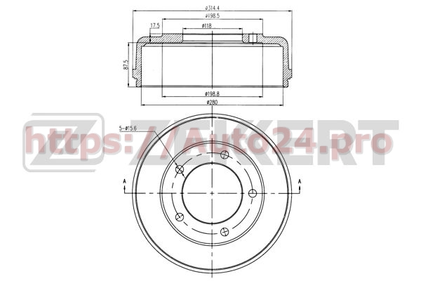BS-5534 Zekkert для FORD 3C111126AA