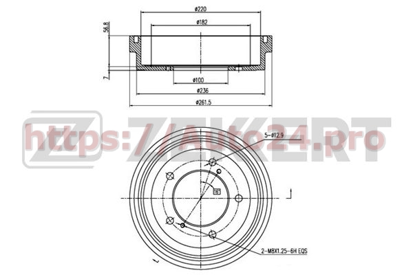BS-5536 Zekkert для SUZUKI 4351167D00