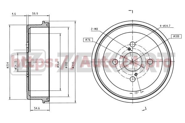 BS-5542 Zekkert для TOYOTA 4243101020