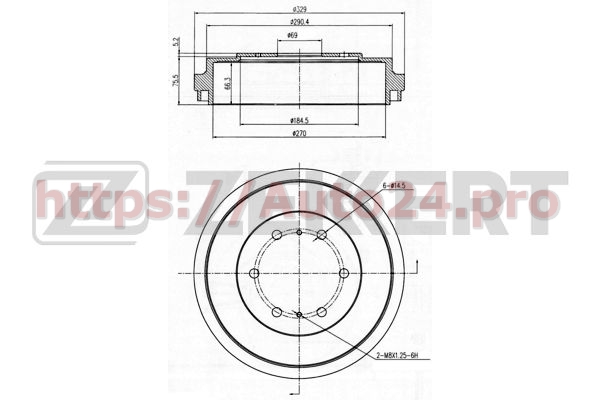 BS-5559 Zekkert для TOYOTA 4243126181