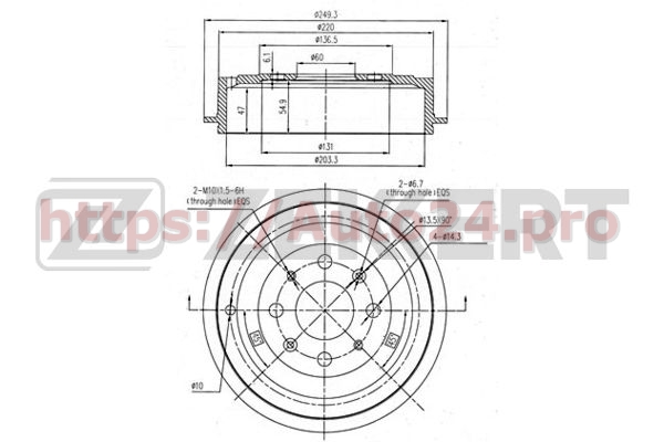 BS-5561 Zekkert для VAUXHALL 568269