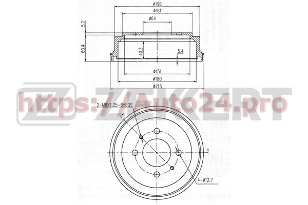 BS-5566 Zekkert для MITSUBISHI MB587582