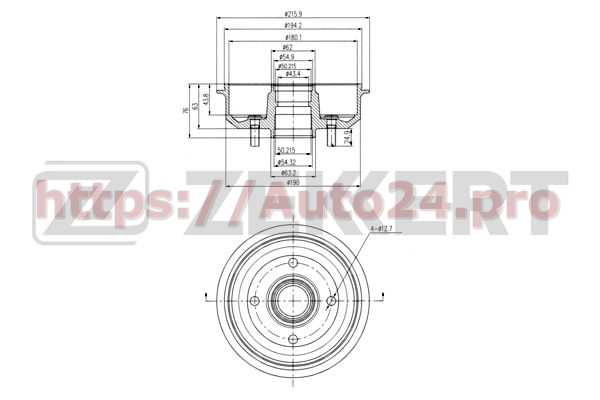 BS-5571 Zekkert для FORD 1000859