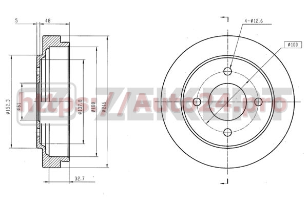 BS-5572 Zekkert для NISSAN 432065F012