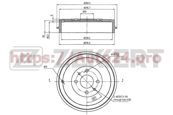 BS-5573 Zekkert для ALFA ROMEOFIATLANCIA 0000060814839