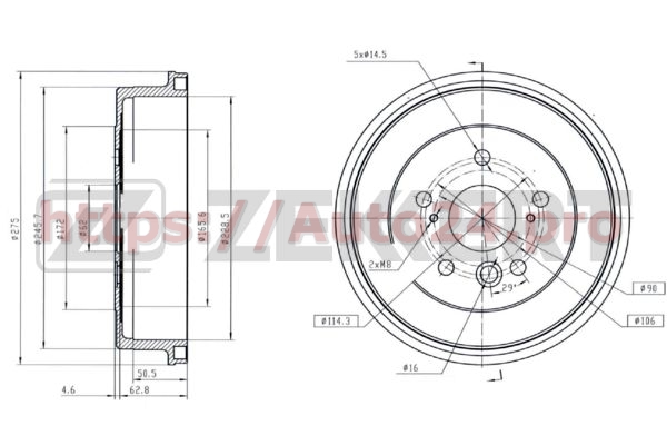 BS-5578 Zekkert для TOYOTA 4243144010