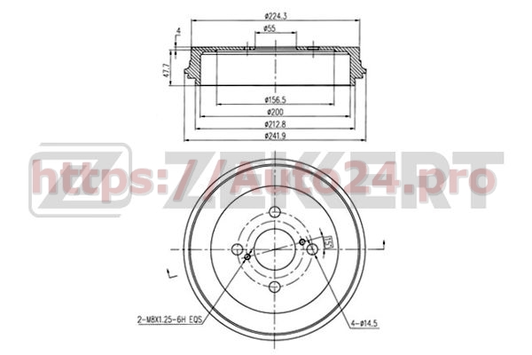 BS-5582 Zekkert для CITRO?NPEUGEOT 4243152021