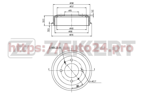 BS-5587 Zekkert для HYUNDAI 5841122100