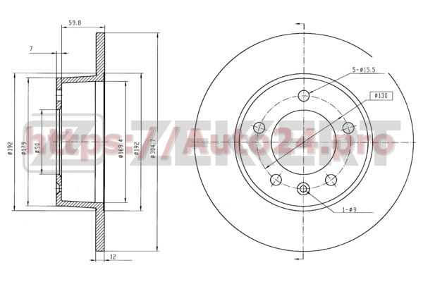 BS-5596 Zekkert для VAUXHALL 9111045