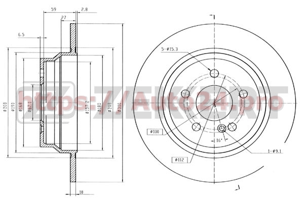 BS-5598 Zekkert для MERCEDES BENZ A2114230712