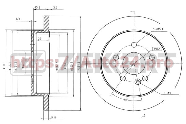BS-5606 Zekkert для MERCEDES BENZ A1634230112