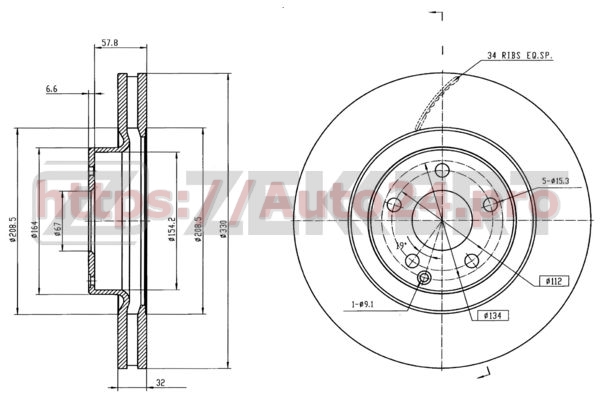 BS-5635 Zekkert для MERCEDES BENZ 2114211412