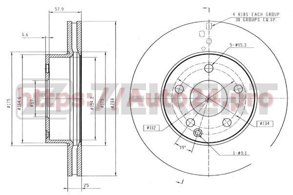 BS-5639 Zekkert для MERCEDES BENZ A2044210012
