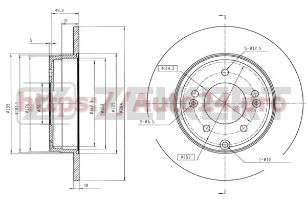 BS-5640 Zekkert для KIA 584113K100