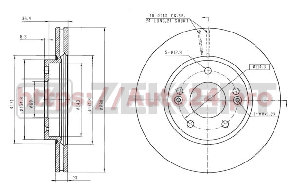 BS-5657 Zekkert для HYUNDAI 517123X000
