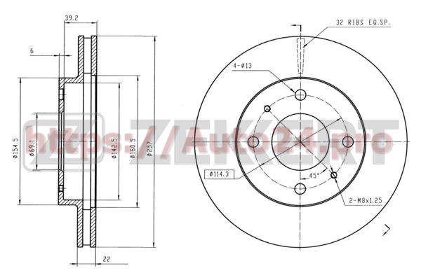 BS-5680 Zekkert для HYUNDAI 5171233001