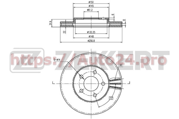 BS-5681 Zekkert для CHRYSLER 105273038AA