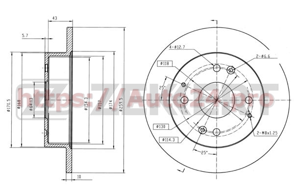 BS-5682 Zekkert для HONDA 42510SM4950