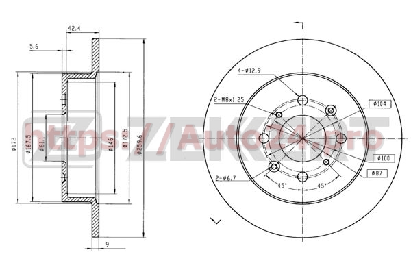 BS-5690 Zekkert для HONDA 42510S6DE00
