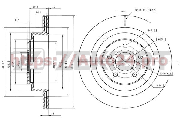 BS-5697 Zekkert для SUBARU 26700AE070