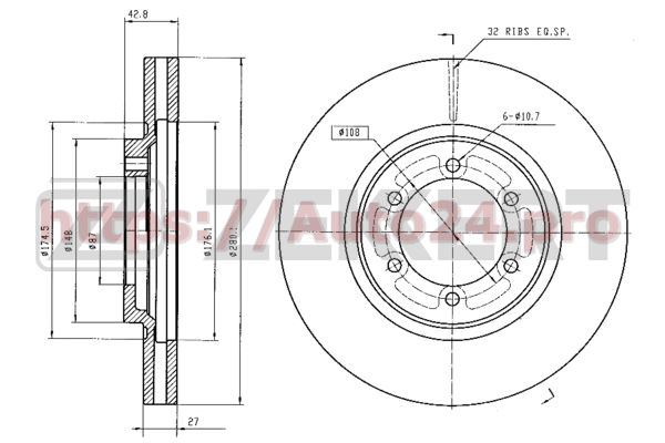 BS-5699 Zekkert для HYUNDAI 51712H1000