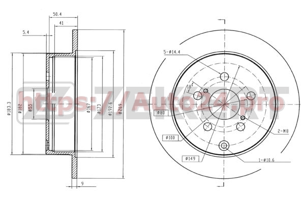 BS-5702 Zekkert для TOYOTA 4243120420