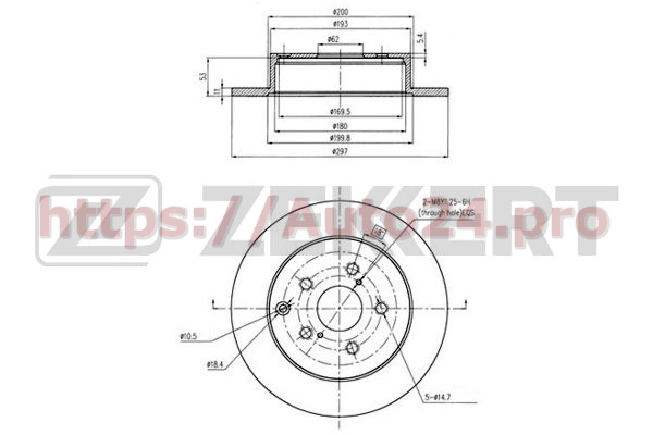 BS-5703 Zekkert для TOYOTA 424310F020