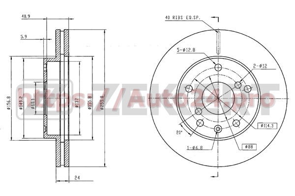 BS-5707 Zekkert для DAEWOO 96218420