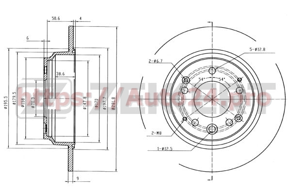 BS-5709 Zekkert для ACURA 42510SP0000