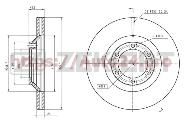BS-5711 Zekkert для HYUNDAI HQ232405