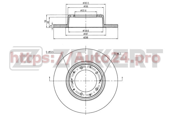 BS-5713 Zekkert для LAND ROVER FTC1381