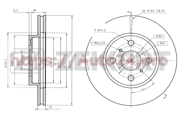 BS-5723 Zekkert для TOYOTA 4351252120