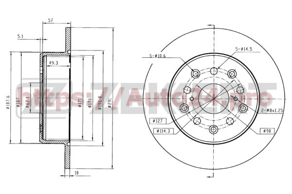 BS-5731 Zekkert для TOYOTA 4243151010
