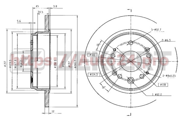 BS-5737 Zekkert для HONDA 42510S7AJ50