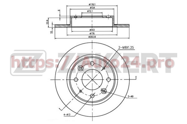 BS-5741 Zekkert для KIA 0K9AA26251A