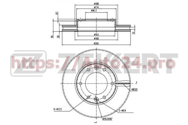 BS-5756 Zekkert для KIA 517124D200