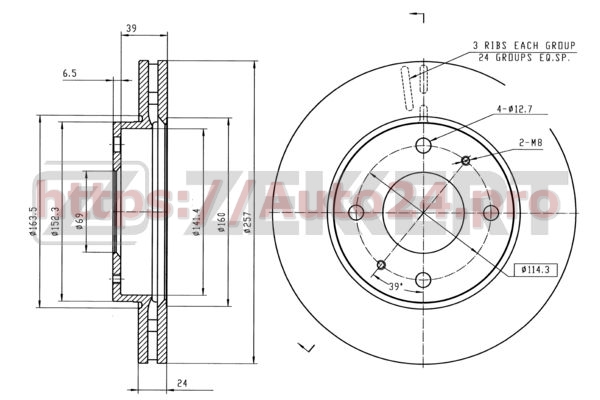 BS-5757 Zekkert для HYUNDAI 5171238100